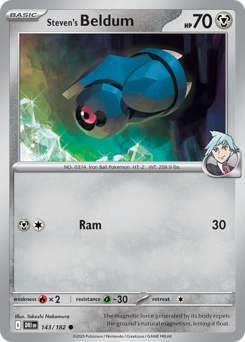 Steven's Beldum - Destined Rivals - #143 - Pokemon TCG card