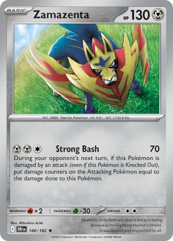 Zamazenta #146 Zamazenta - Destined Rivals - #146 - Pokemon TCG card