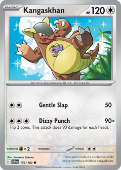 Kangaskhan #151 Kangaskhan - Destined Rivals - #151 - Pokemon TCG card
