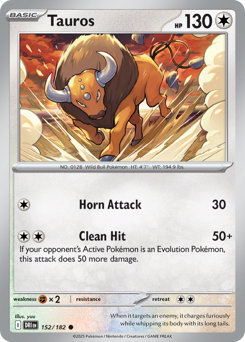 Tauros - Destined Rivals - #152 - Pokemon TCG card