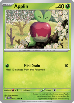 Applin - Destined Rivals - #16 - Pokemon TCG card