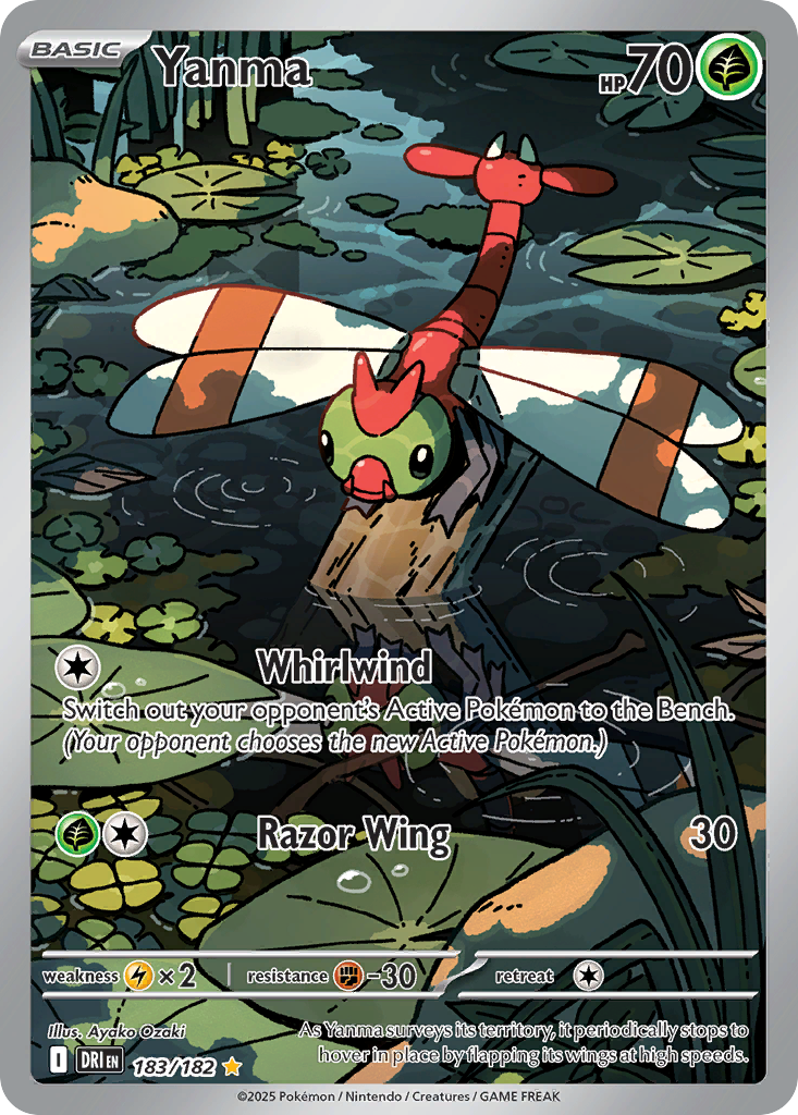 Yanma - Destined Rivals - #183 - Pokemon TCG card