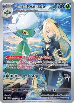 Cynthia's Roserade #184 Cynthia's Roserade - Destined Rivals - #184 - Pokemon TCG card