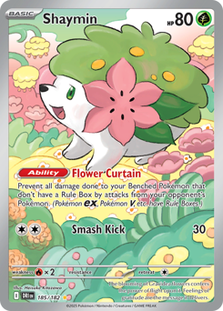 Shaymin #185 Shaymin - Destined Rivals - #185 - Pokemon TCG card
