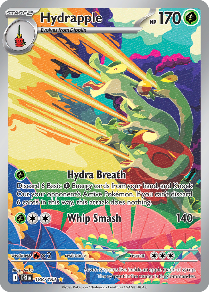 Hydrapple - Destined Rivals - #188 - Pokemon TCG card