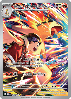 Ethan's Typhlosion #190 Ethan's Typhlosion - Destined Rivals - #190 - Pokemon TCG card