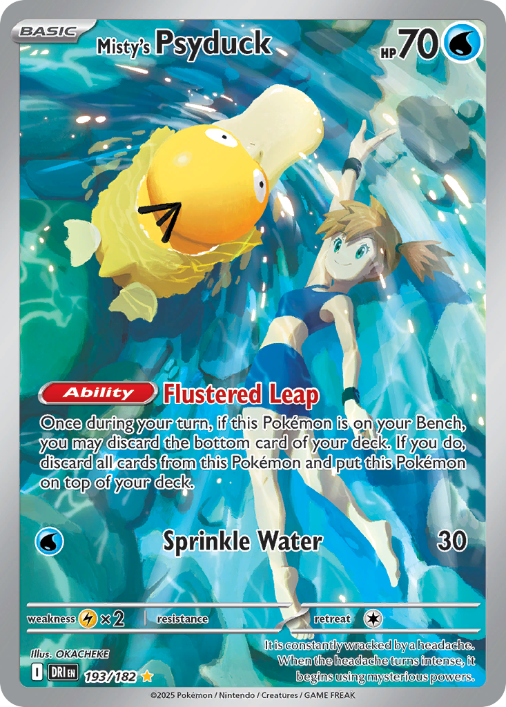 Misty's Psyduck - Destined Rivals - #193 - Pokemon TCG card