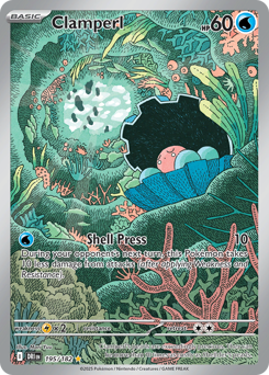 Clamperl - Destined Rivals - #195 - Pokemon TCG card
