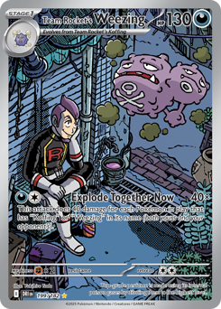 Team Rocket's Weezing #199 Team Rocket's Weezing - Destined Rivals - #199 - Pokemon TCG card