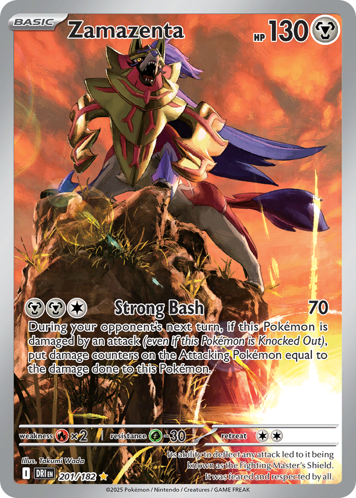Zamazenta - Destined Rivals - #201 - Pokemon TCG card