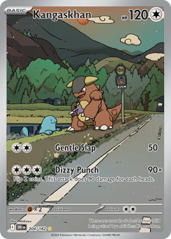 Kangaskhan #204 Kangaskhan - Destined Rivals - #204 - Pokemon TCG card