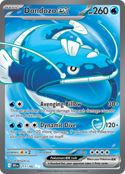 Dondozo ex #211 Dondozo ex - Destined Rivals - #211 - Pokemon TCG card