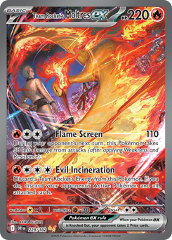 Team Rocket's Moltres ex #229 Team Rocket's Moltres ex - Destined Rivals - #229 - Pokemon TCG card