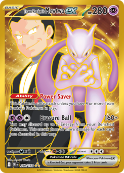 Team Rocket's Mewtwo ex #240 Team Rocket's Mewtwo ex - Destined Rivals - #240 - Pokemon TCG card