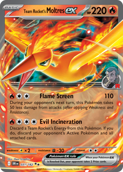 Team Rocket's Moltres ex #31 Team Rocket's Moltres ex - Destined Rivals - #31 - Pokemon TCG card