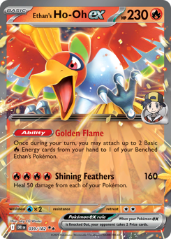Ethan's Ho-Oh ex #39 Ethan's Ho-Oh ex - Destined Rivals - #39 - Pokemon TCG card