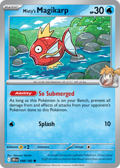 Misty's Magikarp #48 Misty's Magikarp - Destined Rivals - #48 - Pokemon TCG card