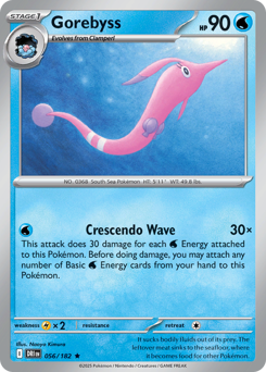 Gorebyss - Destined Rivals - #56 - Pokemon TCG card