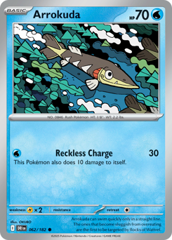 Arrokuda #62 Arrokuda - Destined Rivals - #62 - Pokemon TCG card