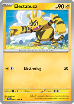 Electabuzz #68 Electabuzz - Destined Rivals - #68 - Pokemon TCG card