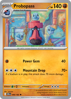 Probopass #98 Probopass - Destined Rivals - #98 - Pokemon TCG card