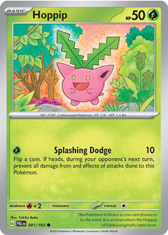 Hoppip #1 Hoppip - Paldea Evolved - #1 - Pokemon TCG card