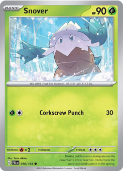 Snover - Paldea Evolved - #10 - Pokemon TCG card