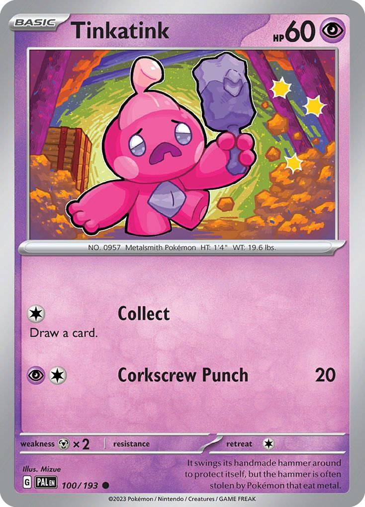 Tinkatink - Paldea Evolved - #100 - Pokemon TCG card