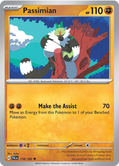 Passimian - Paldea Evolved - #118 - Pokemon TCG card