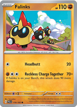 Falinks - Paldea Evolved - #119 - Pokemon TCG card