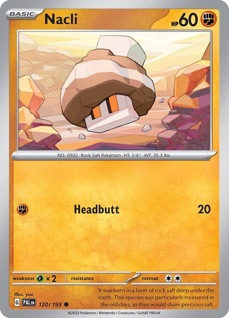 Nacli - Paldea Evolved - #120 - Pokemon TCG card