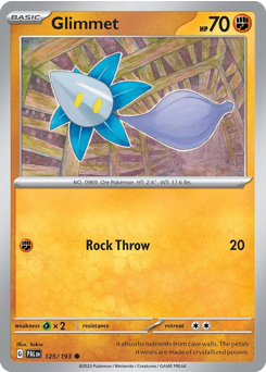 Glimmet #125 Glimmet - Paldea Evolved - #125 - Pokemon TCG card