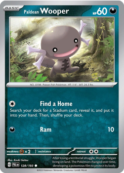 Paldean Wooper #128 Paldean Wooper - Paldea Evolved - #128 - Pokemon TCG card