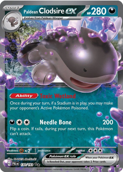 Paldean Clodsire ex #130 Paldean Clodsire ex - Paldea Evolved - #130 - Pokemon TCG card