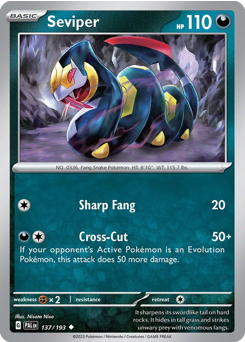 Seviper #137 Seviper - Paldea Evolved - #137 - Pokemon TCG card