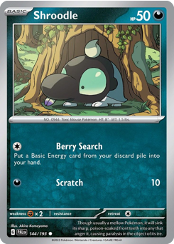 Shroodle - Paldea Evolved - #144 - Pokemon TCG card