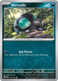 Shroodle - Paldea Evolved - #145 - Pokemon TCG card