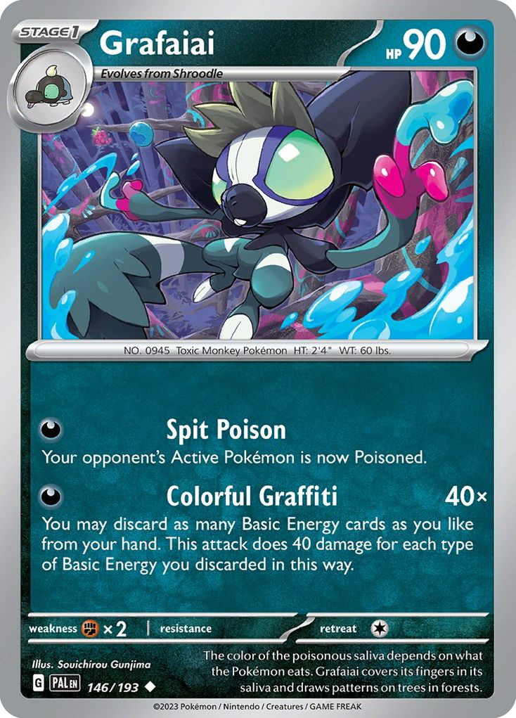 Grafaiai - Paldea Evolved - #146 - Pokemon TCG card