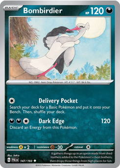 Bombirdier - Paldea Evolved - #147 - Pokemon TCG card