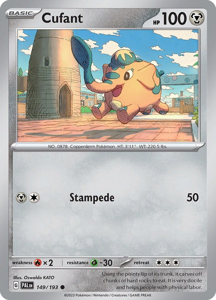 Cufant - Paldea Evolved - #149 - Pokemon TCG card