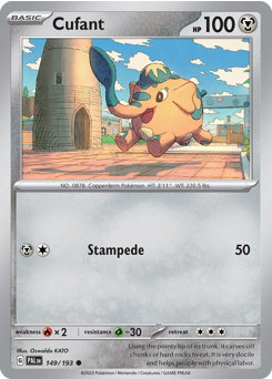 Cufant - Paldea Evolved - #149 - Pokemon TCG card