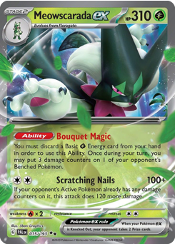 Meowscarada ex - Paldea Evolved - #15 - Pokemon TCG card