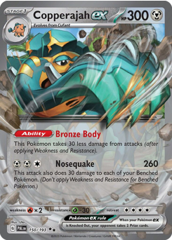 Copperajah ex #150 Copperajah ex - Paldea Evolved - #150 - Pokemon TCG card