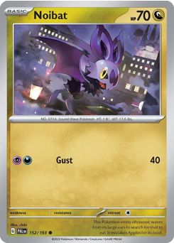 Noibat #152 Noibat - Paldea Evolved - #152 - Pokemon TCG card