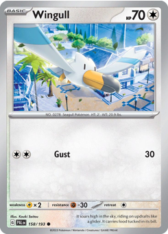 Wingull - Paldea Evolved - #158 - Pokemon TCG card