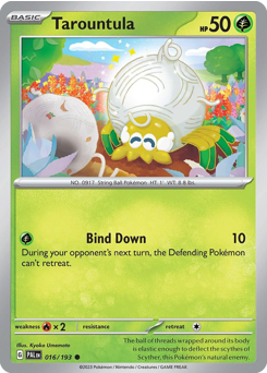Tarountula #16 Tarountula - Paldea Evolved - #16 - Pokemon TCG card