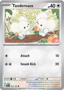 Tandemaus #167 Tandemaus - Paldea Evolved - #167 - Pokemon TCG card