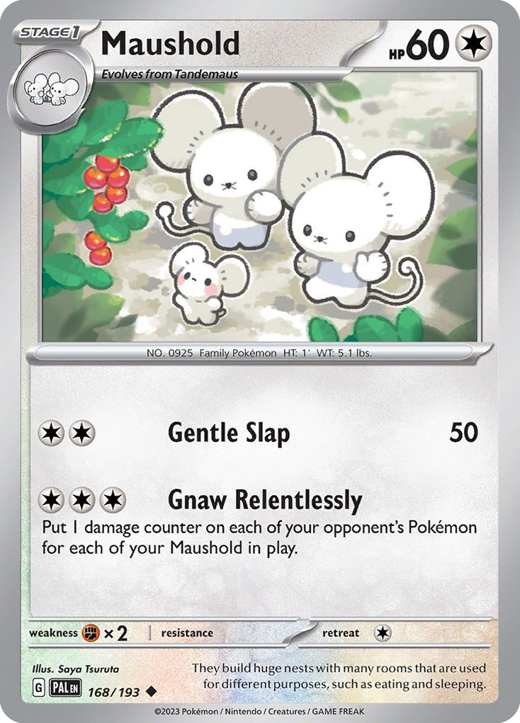 Maushold - Paldea Evolved - #168 - Pokemon TCG card
