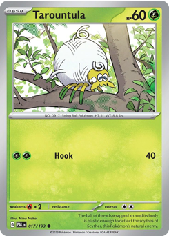 Tarountula #17 Tarountula - Paldea Evolved - #17 - Pokemon TCG card