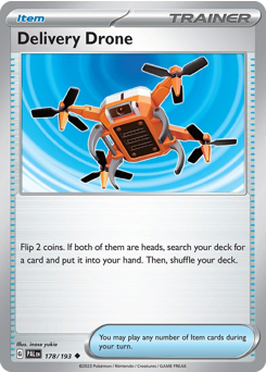 Delivery Drone - Paldea Evolved - #178 - Pokemon TCG card
